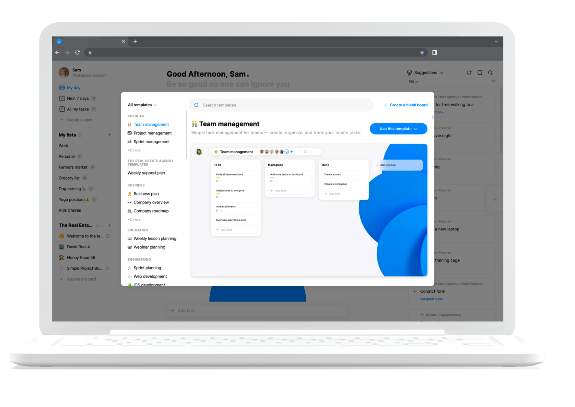 Templates for Everything